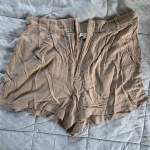 Z Supply High Waist Tan Shorts
